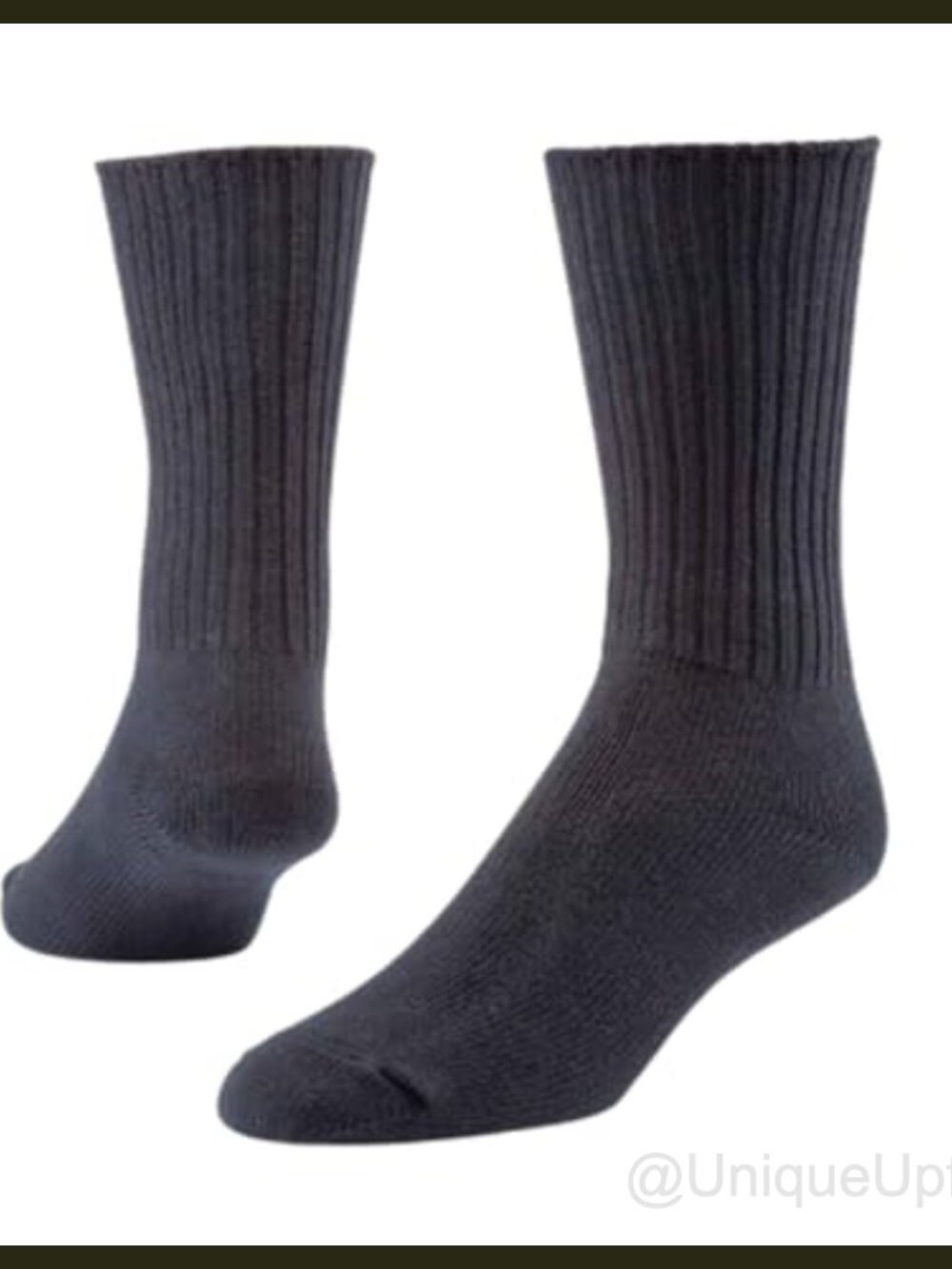Organic Cotton Crew Socks, Cushioned, Moisture Wicking, Athletic